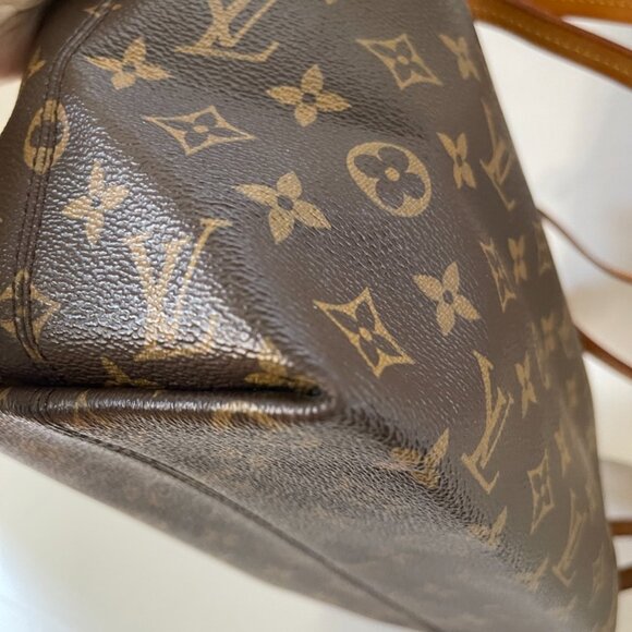 Louis Vuitton Iena PM Shoulder Bag Monogram Leather Brown M42268 (133425) - Picture 7 of 15